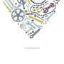 Personalised Bicycle Love Print, thumbnail 3 of 3