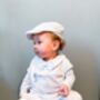 Baby Boy's Baptism Christening 5pc White Suit Set, thumbnail 2 of 7