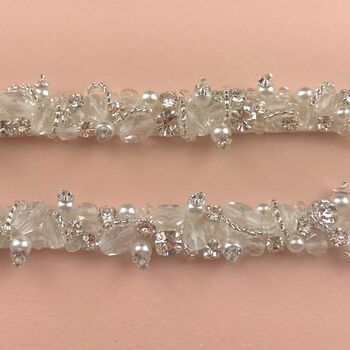 Cheryl Pearl, Crystal And Diamante Bridal Straps, 9 of 9