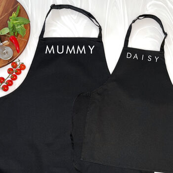 Personalised Mummy And Me Apron Set, 5 of 8