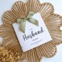 To My Husband On Our Wedding Day Card, Luxury Bow Wedding Card, thumbnail 2 of 4