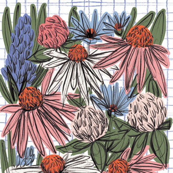 Wildflower Art Print A3, 2 of 5