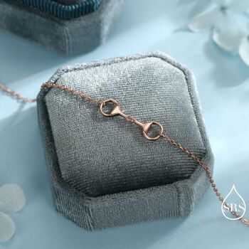 Snaffle Bit Bracelet In Sterling Silver, 5 of 12