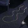 Minimalist Dainty Paperclip Chain Choker Necklace, thumbnail 5 of 12