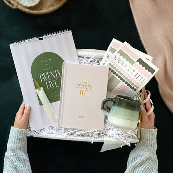 Personalised 2025 Diary And Desk Accessories Gift Bundle, 5 of 12