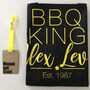 Personalised Barbecue King Apron, thumbnail 4 of 12
