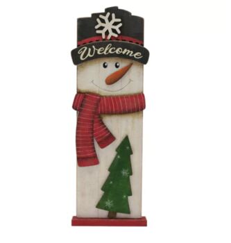 Personalised Large Christmas Snowman Sign, 5 of 5