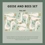 Fabric Geese Wall Sticker Set, thumbnail 3 of 6