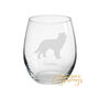 Personalised Border Collie Dog Engraved Glass, thumbnail 5 of 5