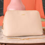 Personalised Cream Date Travel Wash Make Up Bag, thumbnail 4 of 10