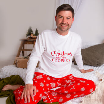 'Christmas With The Family' Personalised Pyjamas, 6 of 8