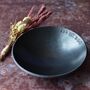 Personalised 11th Anniversary Gift, Medium Pressed Forged Steel Bowl, thumbnail 2 of 9