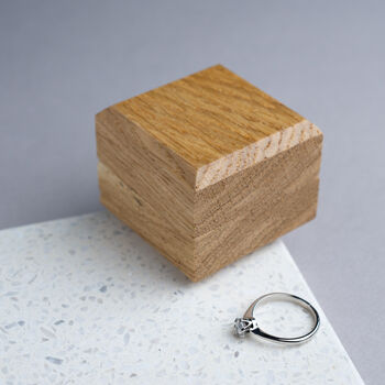 Handmade Wooden Engagement Ring Box, 5 of 8