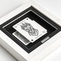 Personalised Best Grandma Gift Royal Lioness Playing Card Frame, thumbnail 5 of 9