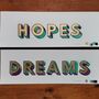'Hopes' And 'Dreams' Original Handmade Art, thumbnail 8 of 12