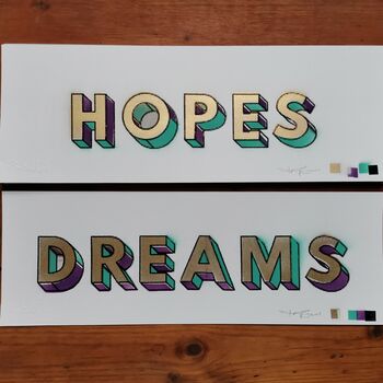'Hopes' And 'Dreams' Original Handmade Art, 8 of 12
