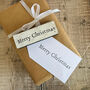 Large Merry Christmas Rubber Stamp For Holiday Crafting, thumbnail 1 of 6