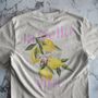 Lemon T Shirt, Graphic Tee, Summer Holiday Clothing, thumbnail 6 of 8