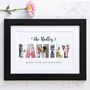 Personalised Photos Inside Family Word Art, thumbnail 4 of 11