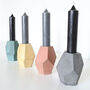 Sustainable Concrete Geometric Candle Stick Holder, thumbnail 3 of 12