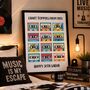 Personalised 30th Birthday Chart Toppers Print, thumbnail 2 of 4