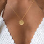 14k Gold Filled Moon And Star Necklace, thumbnail 6 of 7