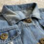 Personalised Baby/Toddler Denim Jacket With Tiger, thumbnail 11 of 11