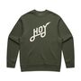 Hoy Classics Crew Neck Sweater Cactus, thumbnail 1 of 3