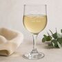 70th Birthday Gift Engraved Wine Glass, thumbnail 1 of 10