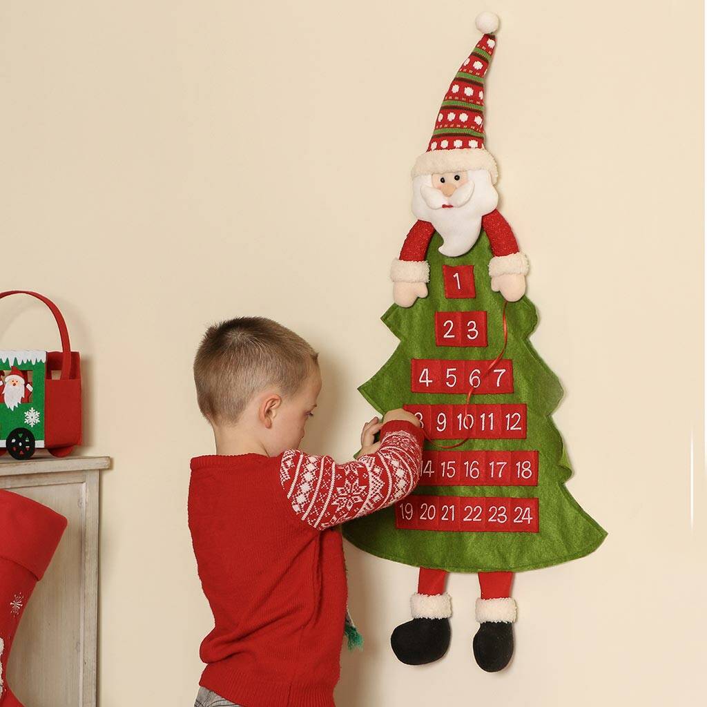 Father Christmas Tree Advent Calendar By Dibor