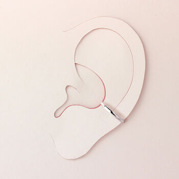 Sterling Silver Plain Ear Conch Cuff, 4 of 5