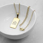 Personalised World Tarot Card Necklace, thumbnail 6 of 6