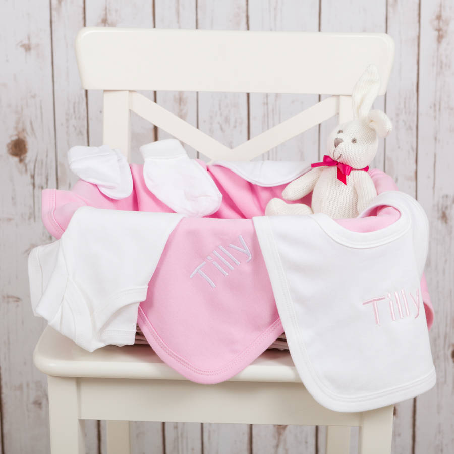 Ultimate Personalised New Baby Gift Set By Betty Bramble