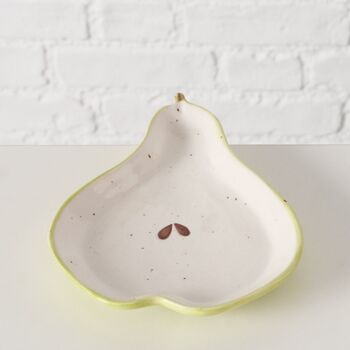 Summer Zest Pear Shaped Ceramic Dish, 3 of 4