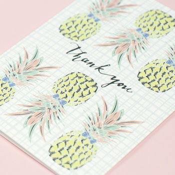 Pineapple 'Thank You' Card, 2 of 3