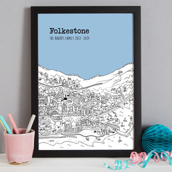 Personalised Folkestone Print, 7 of 10