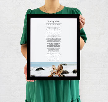 For My Mother Personalised Photo Poem Print, 6 of 8