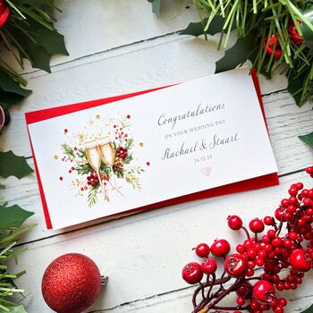 Christmas Wedding Gift, Money Wallet For Cash Gift, 3 of 5