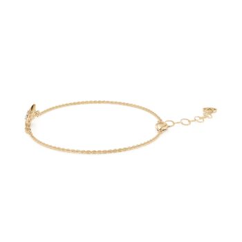 Yellow Gold And Diamond ‘540’ Bracelet With Gold Chain, 3 of 4