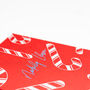 Nadolig Llawen | Candy Canes | Foiled Christmas Card, thumbnail 1 of 6