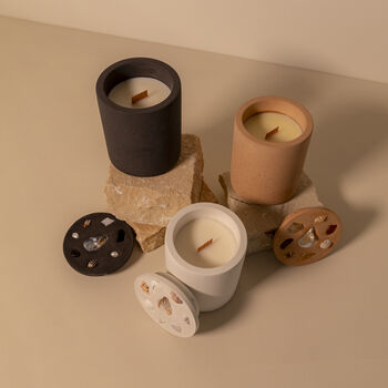 Coco Sol, White Stone Jar Candle, Coconut And Lime, 4 of 7