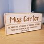 Personalised Teacher Desk Tidy Crate, thumbnail 3 of 6