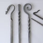 Personalised Fathers Day Gift Hand Forged Iron Poker. Choice Of Three Designs, thumbnail 1 of 12