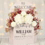 Manhattan Welcome To Our Wedding Flower Box Sign, thumbnail 5 of 12