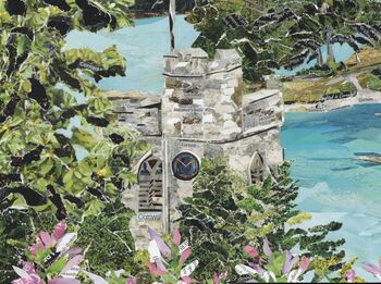 St Just In Roseland, Upcycled Blank Card, 4 of 4