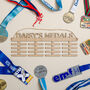 Multicolour Personalised Medal Hanger, thumbnail 4 of 12