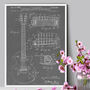 Anatomy Of The Guitar Patent Print, thumbnail 2 of 8