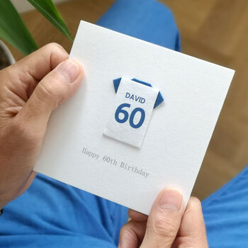 Personalised West Ham 70th Football Birthday Card, 8 of 9