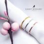 Band Stacking Ring, Rose, Gold Vermeil On 925 Silver, thumbnail 6 of 9