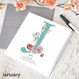 Personalised Birth Flower And Birth Stone Card, thumbnail 3 of 12